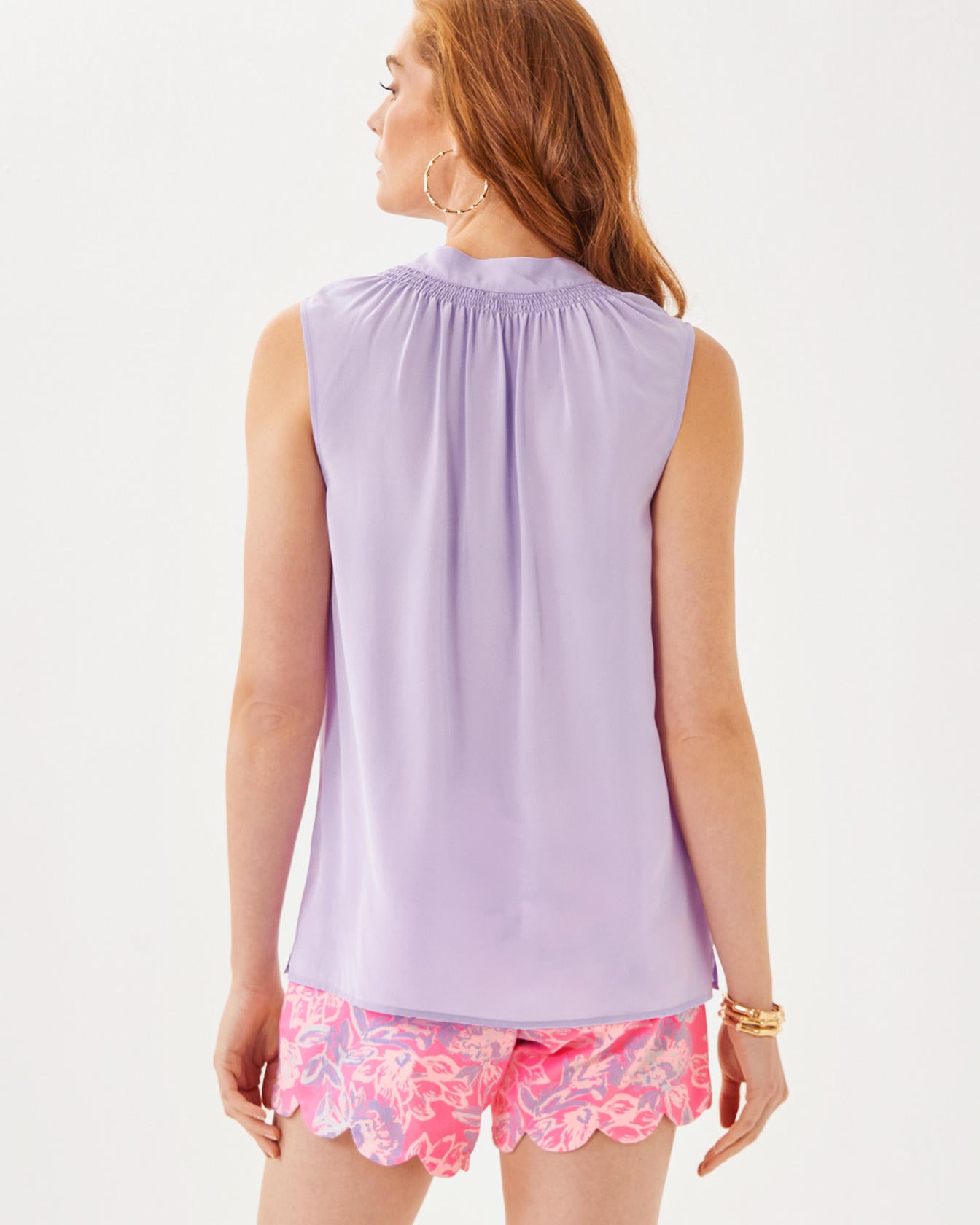 Sleeveless Elsa Silk Top