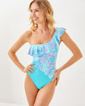 Caelum Ruffle One-Piece Swimsuit