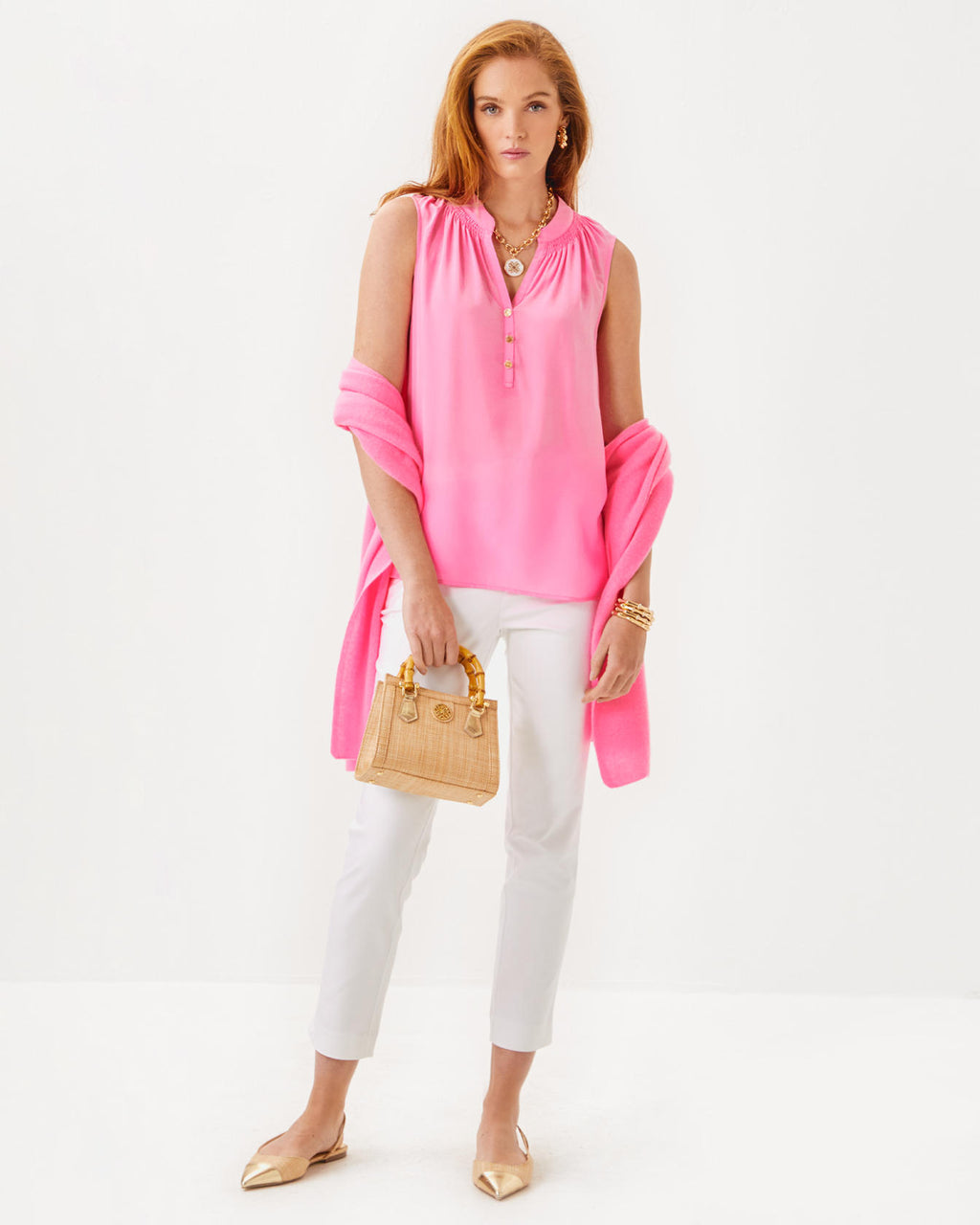 Sleeveless Elsa Silk Top