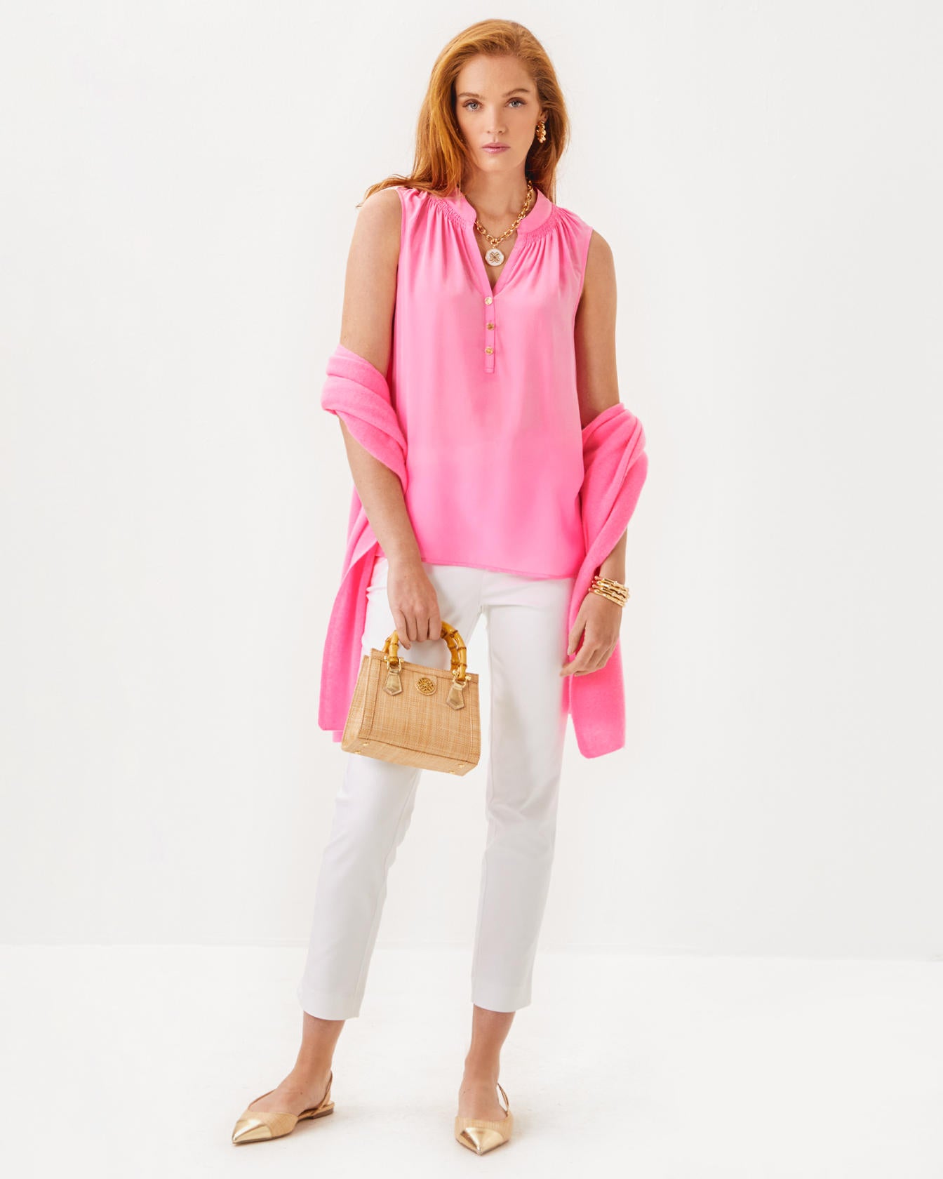 Sleeveless Elsa Silk Top