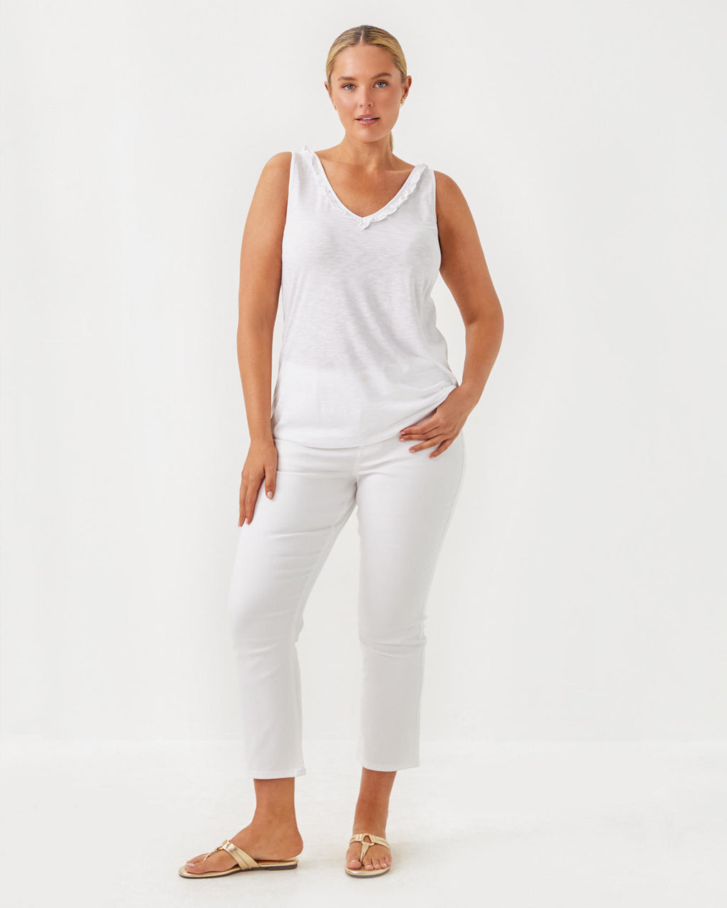 Gigi Ruffle Tank Top