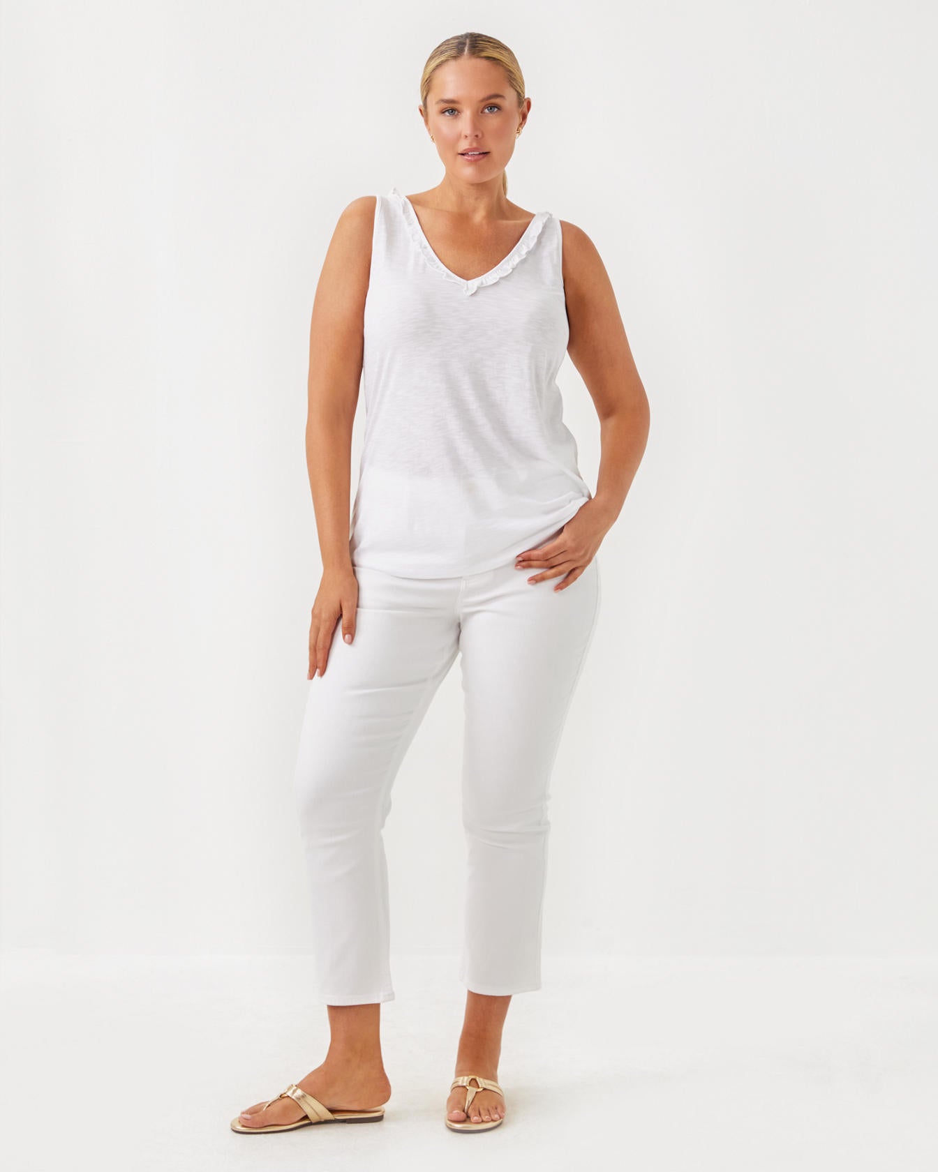 Gigi Ruffle Tank Top