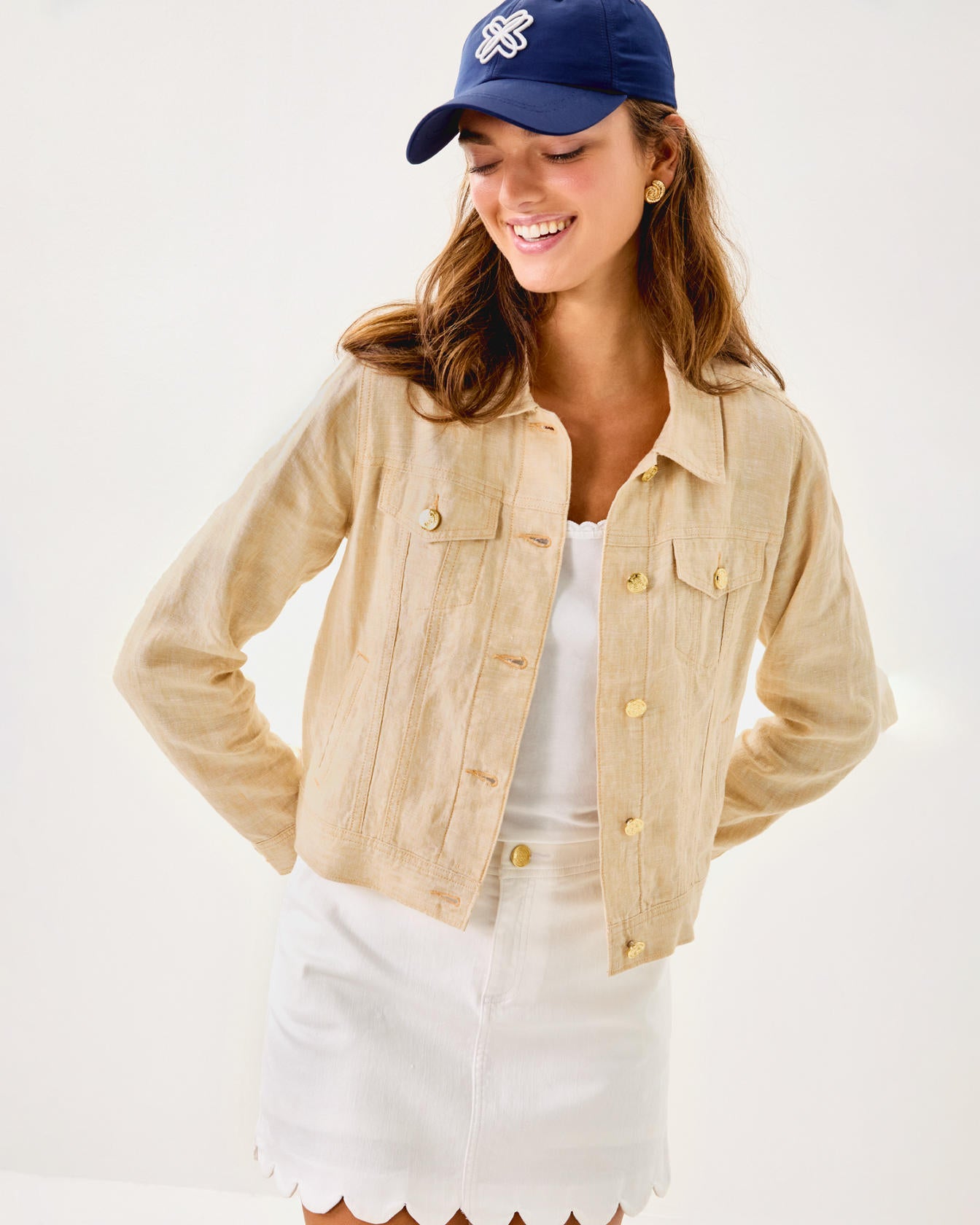 Seaspray Linen Jacket