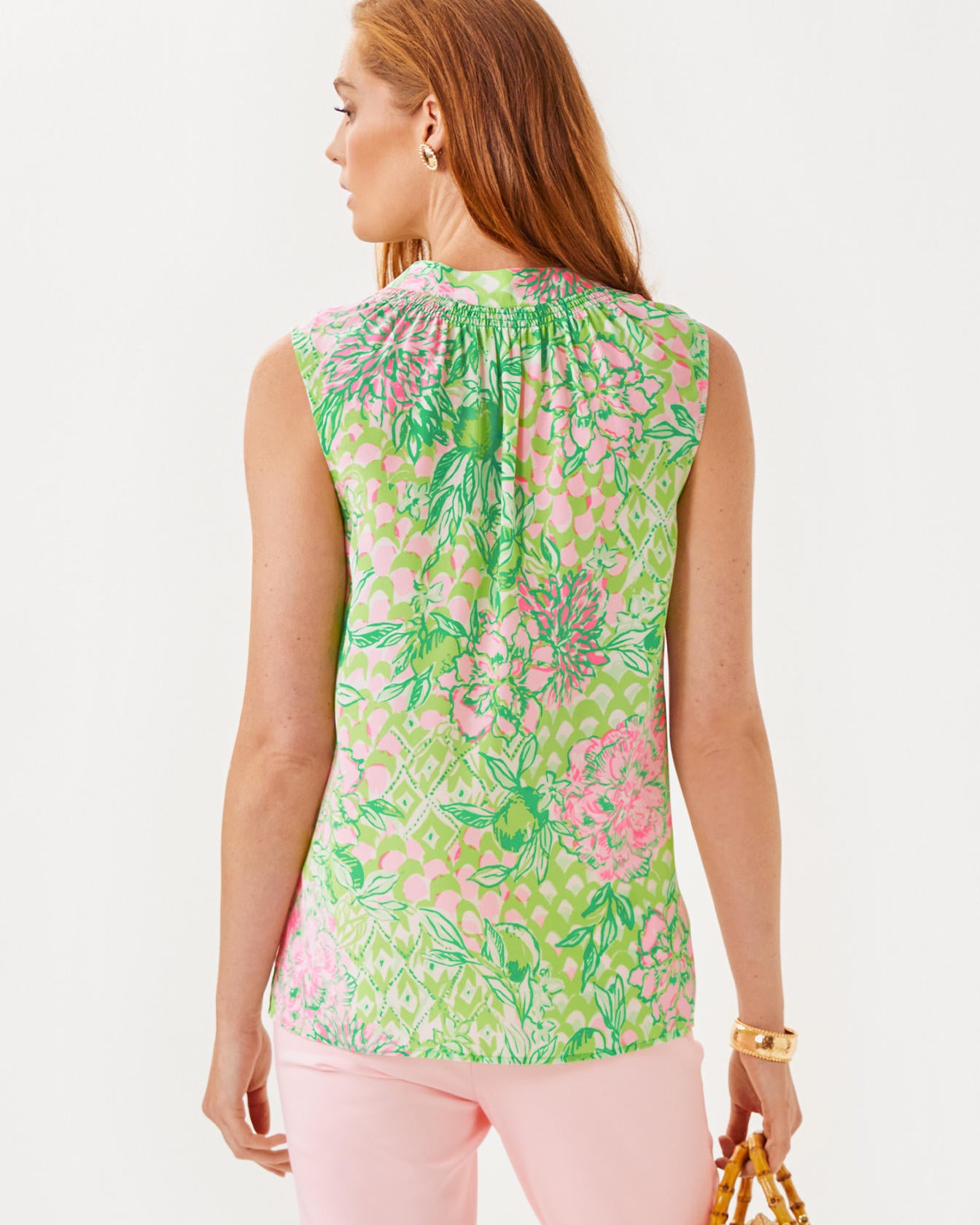 Sleeveless Elsa Silk Top