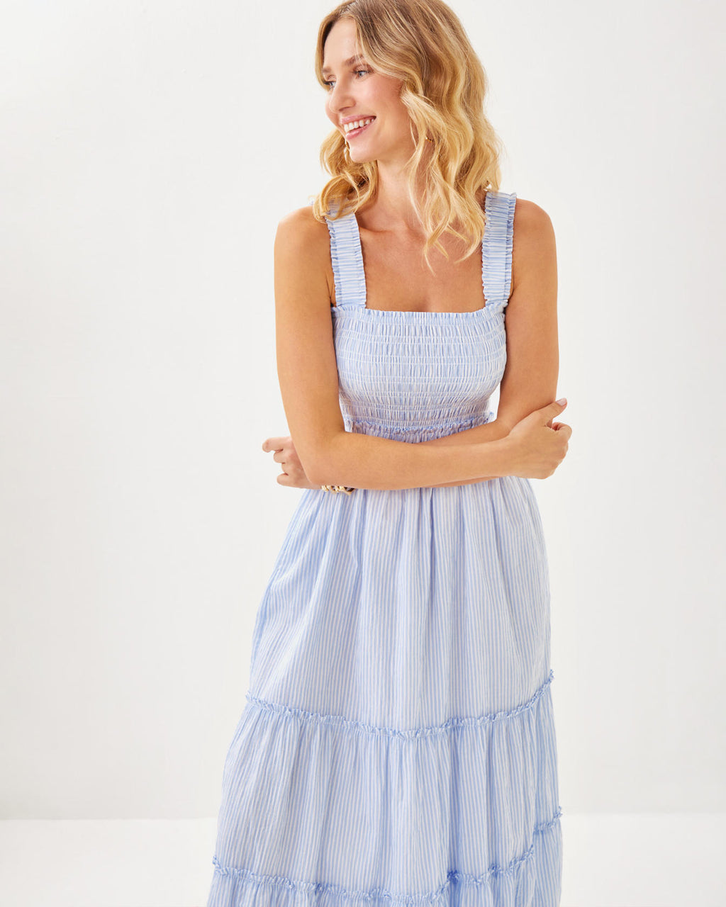 Hadly Smocked Maxi Dress