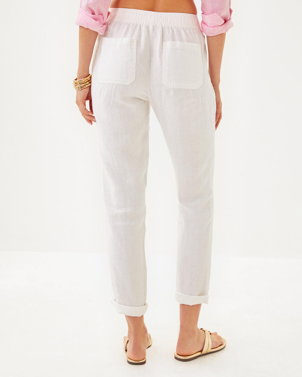 31" Taron Mid Rise Linen Pant