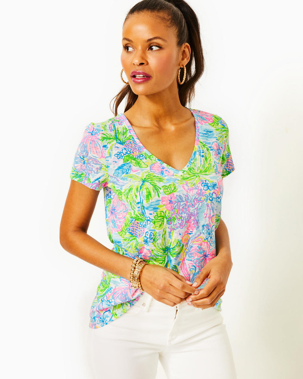 Etta V-Neck Top