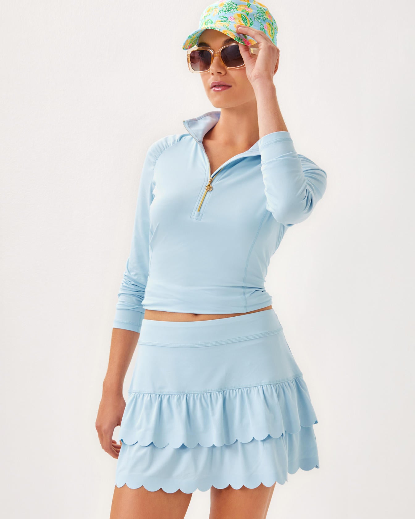 UPF 50+ Luxletic Miesha Scallop Skort