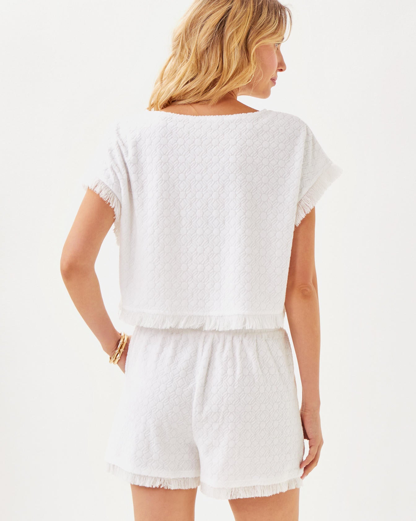 Azzi Terry Cover-Up Top