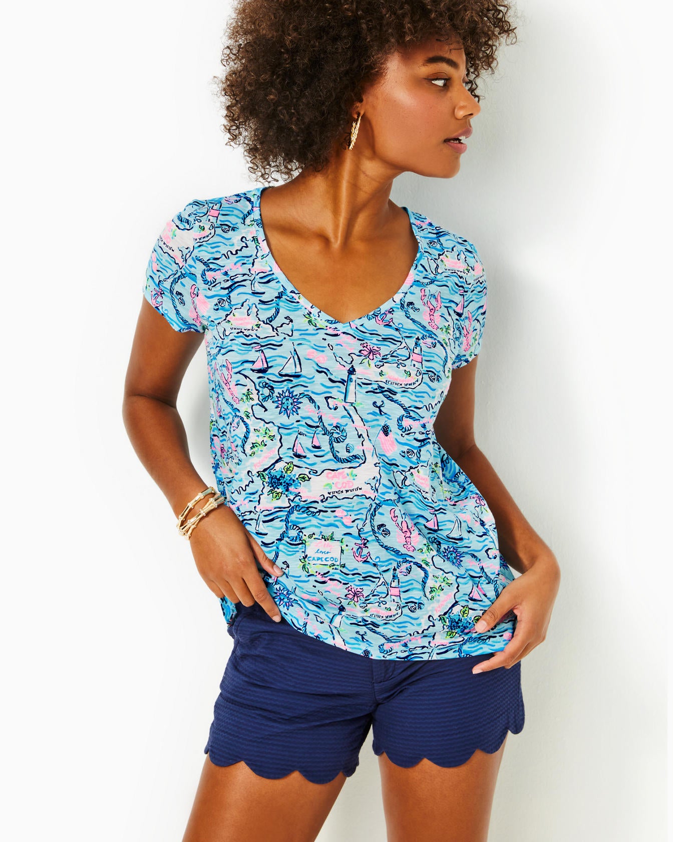 Etta V-Neck Top