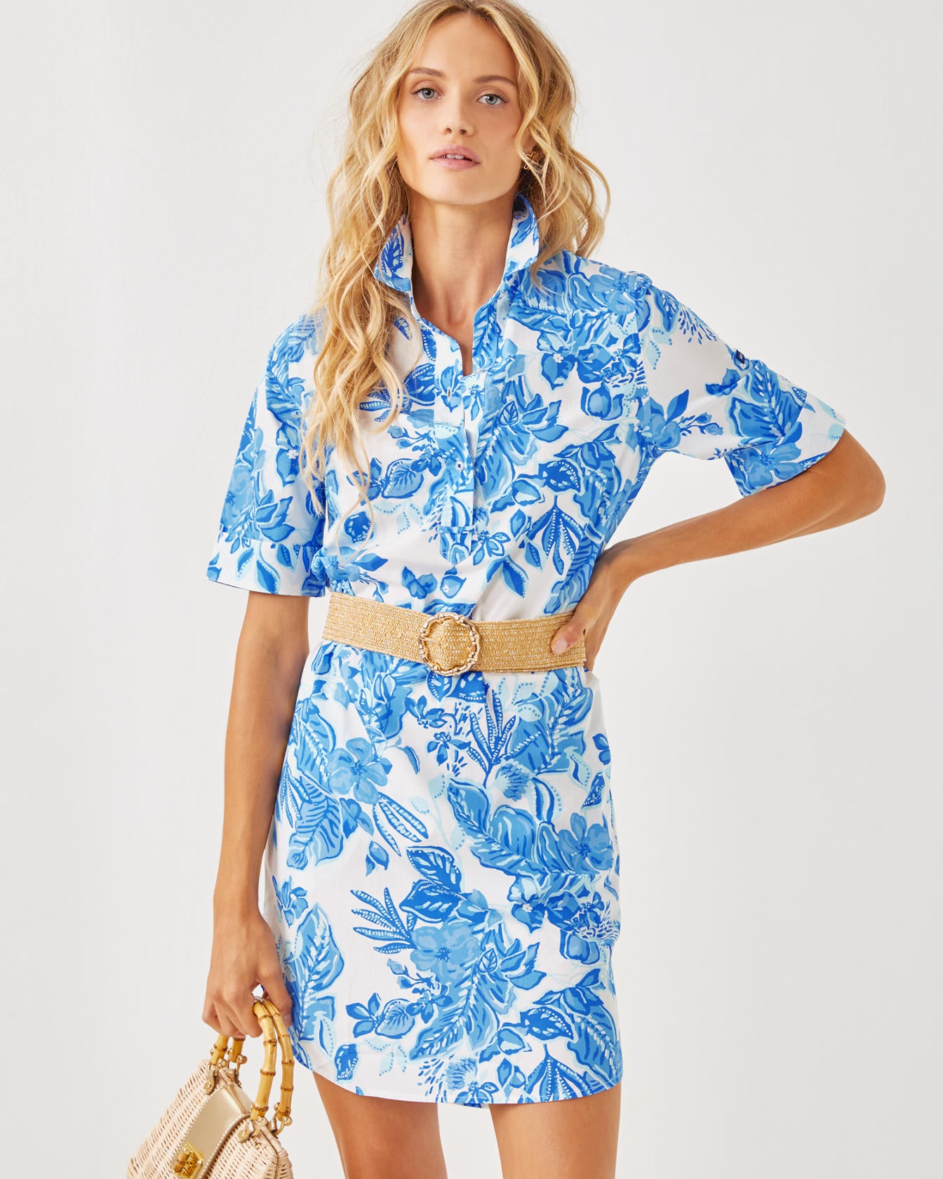 Lilly x Saint James Leonie Shirt Dress