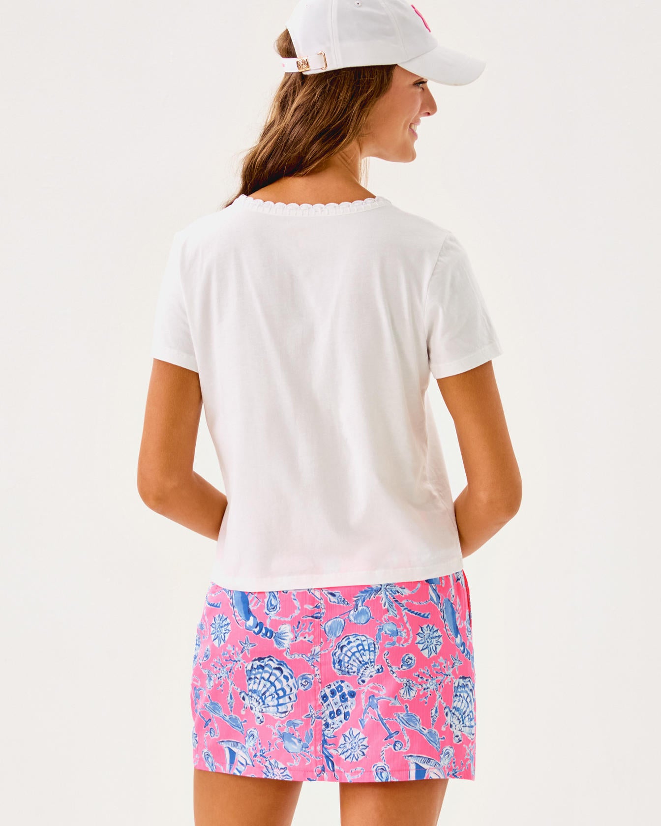 Clairmont Crochet Trimmed Knit Top