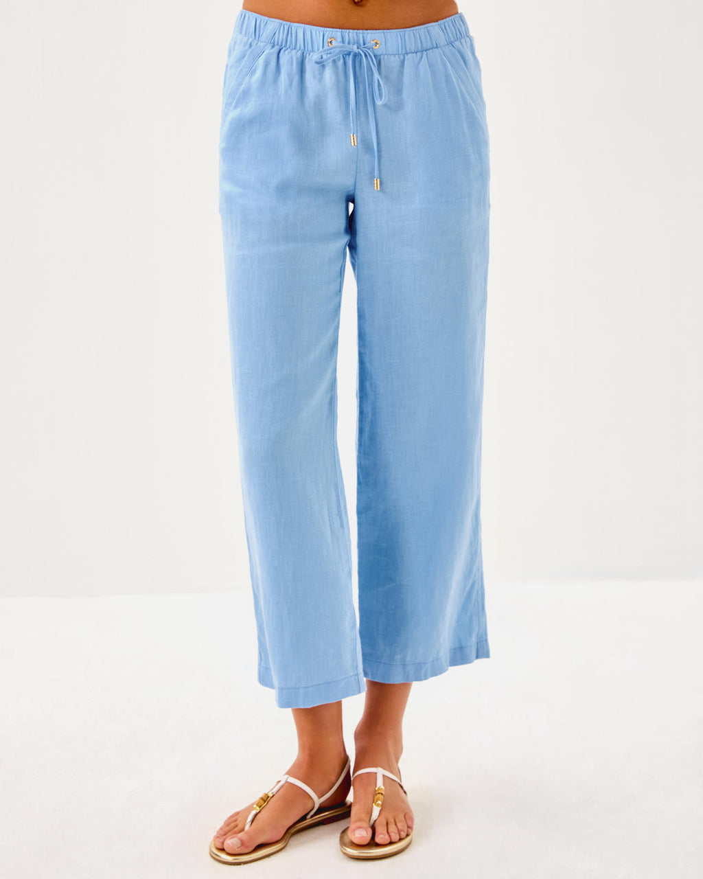 27" Brawley Linen Crop Pant