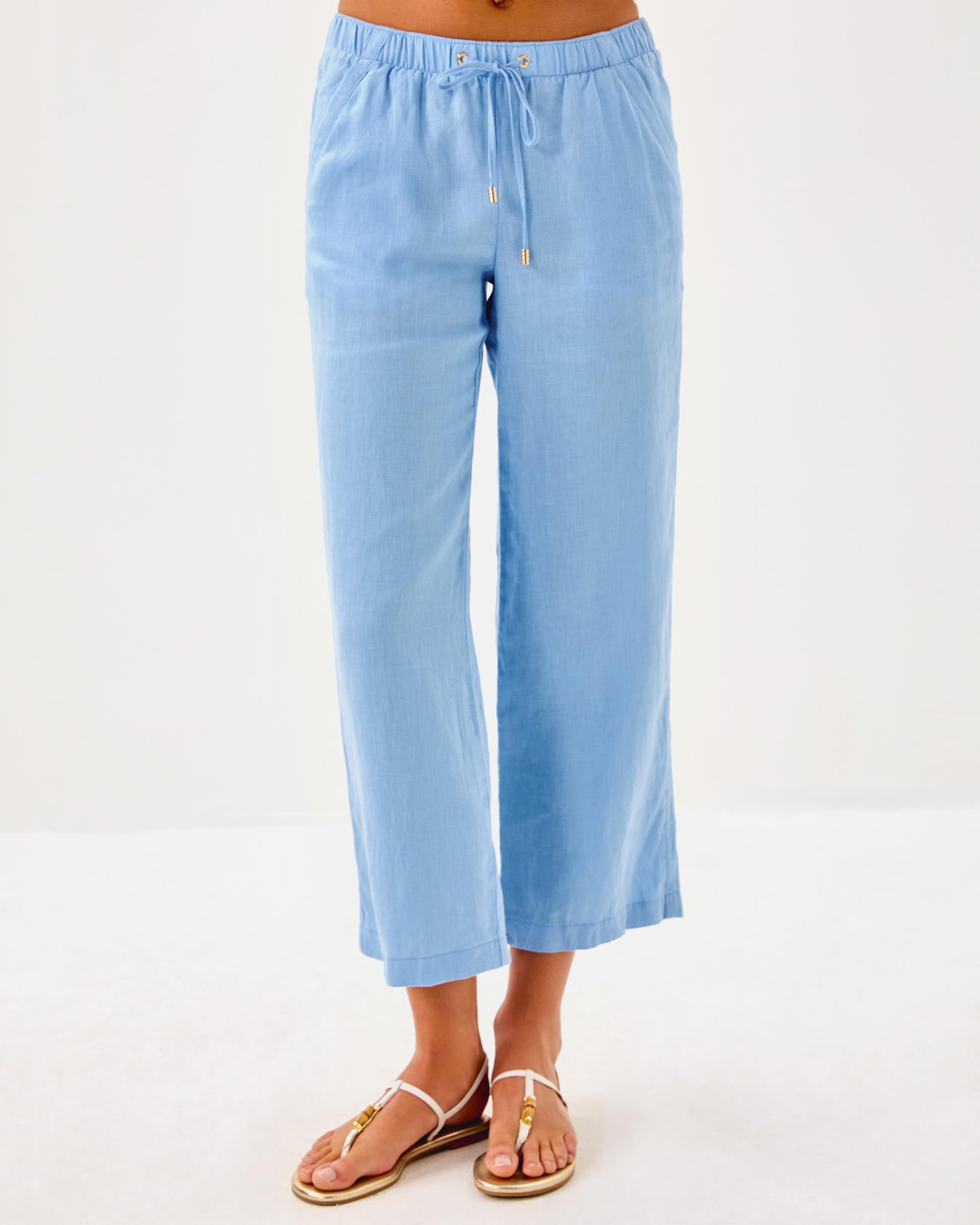 27" Brawley Linen Crop Pant