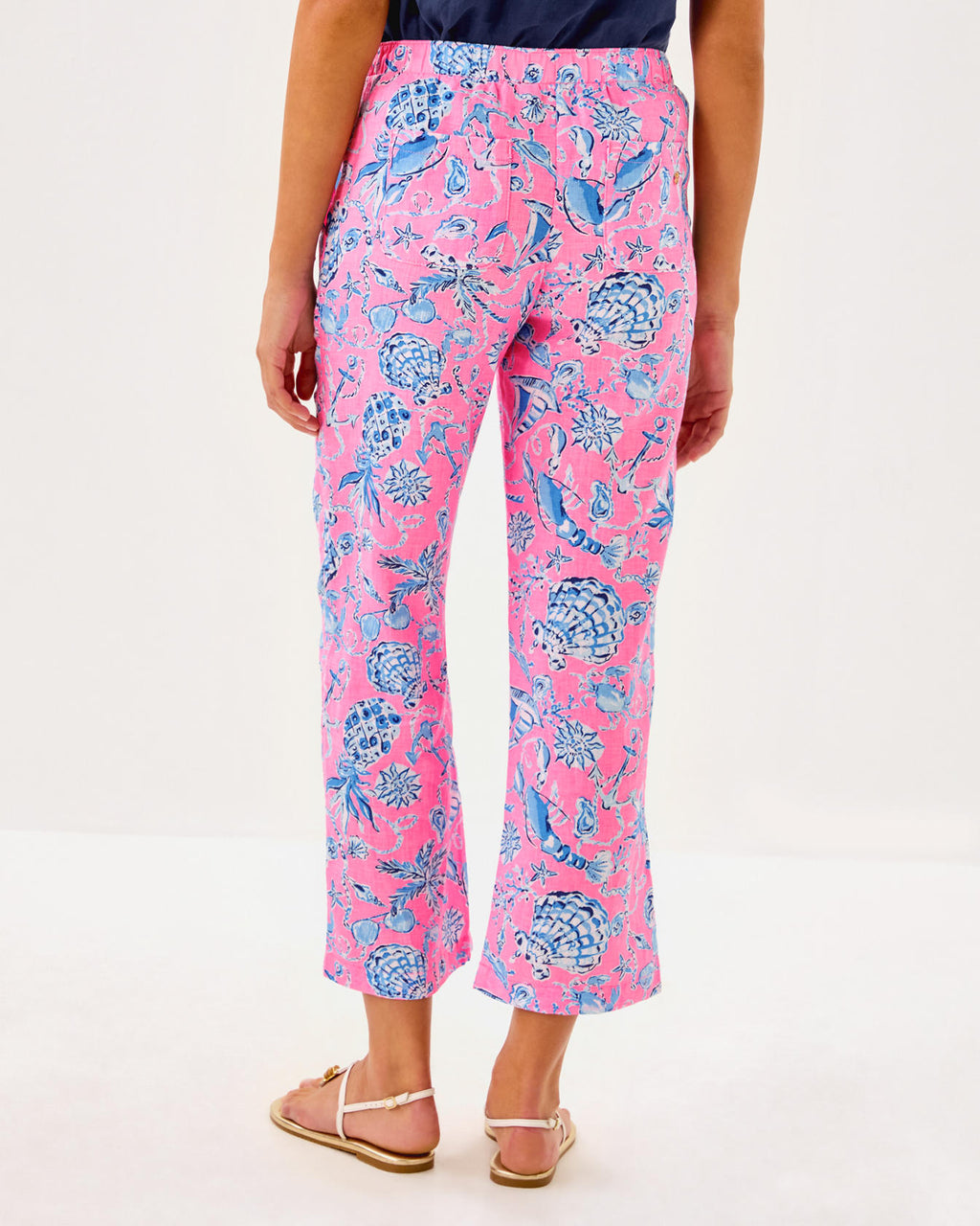 27" Brawley Linen Crop Pant