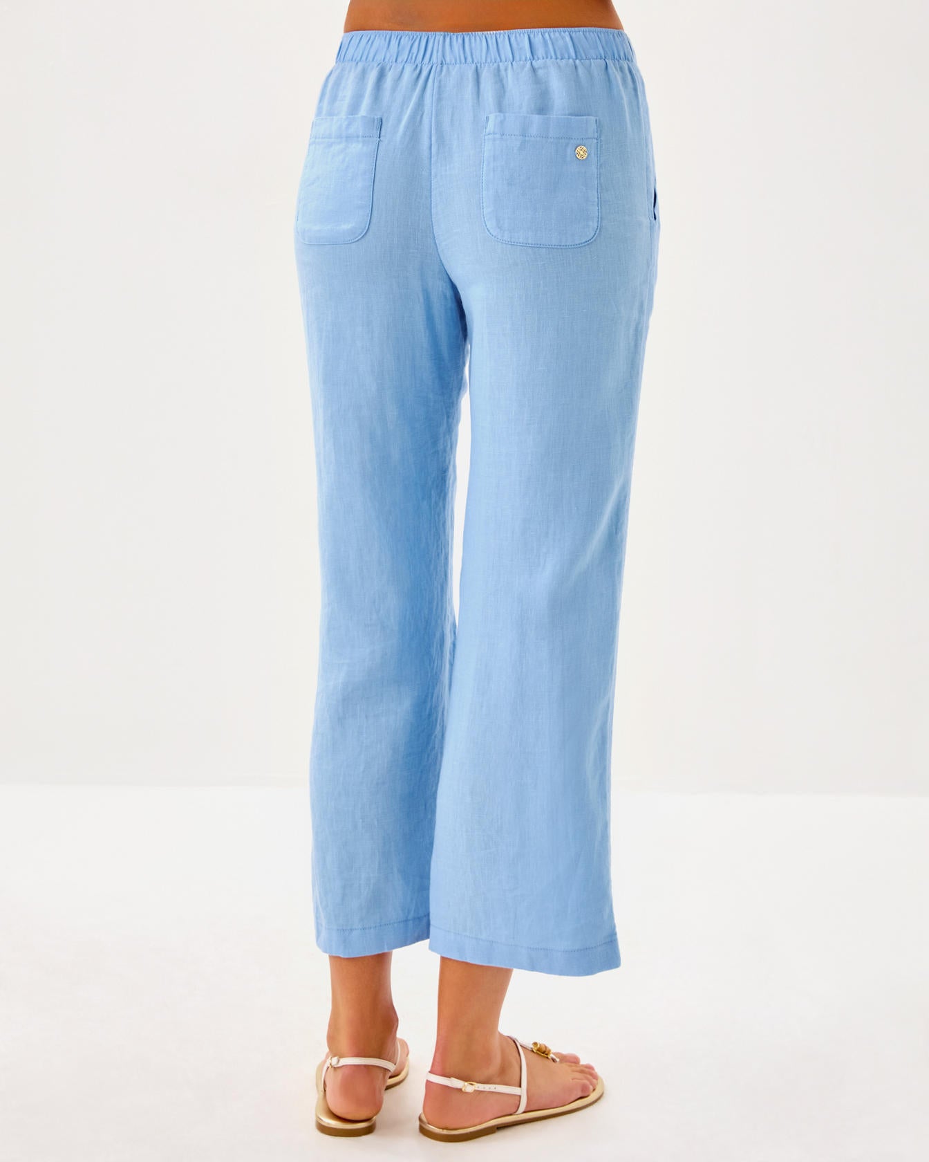 27" Brawley Linen Crop Pant