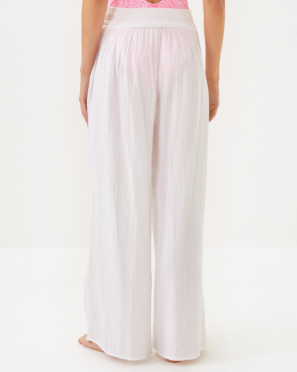 30" Enzo Cotton Cover-Up Pant