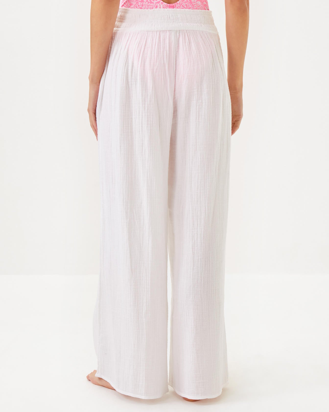 30" Enzo Cotton Cover-Up Pant
