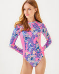 UPF 50+ Wynton Rashguard One-Piece Swimsuit