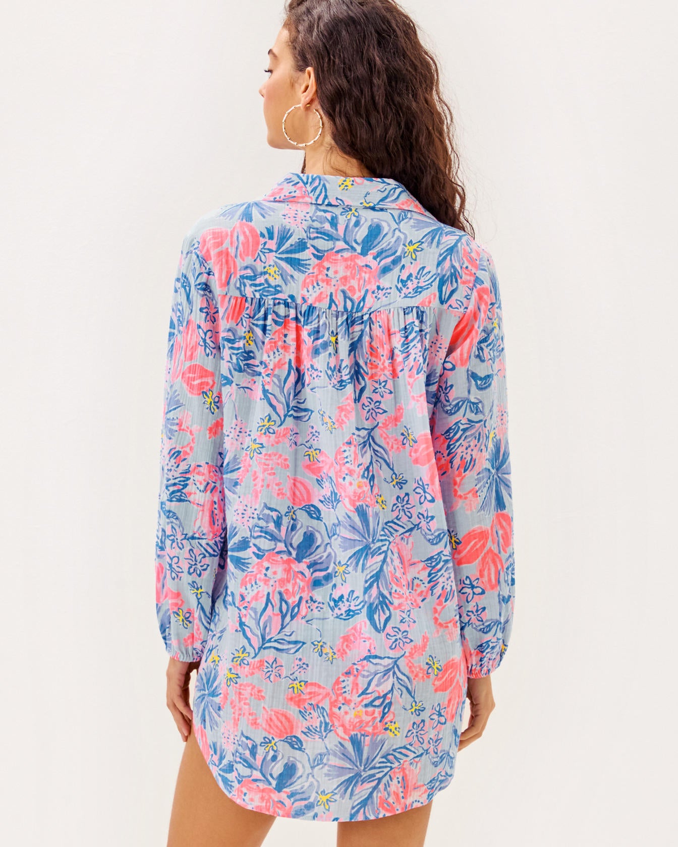 Kique Long Sleeve Cover-Up